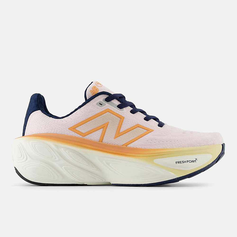 New Balance Fresh Foam X More v5 Shoes Pink Granite with Copper and Calcium